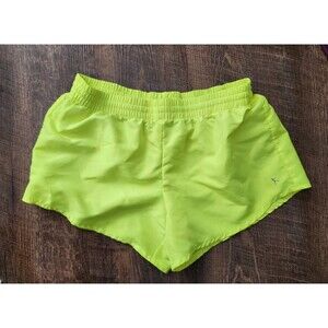 Womens M Danskin neon yellow running shorts